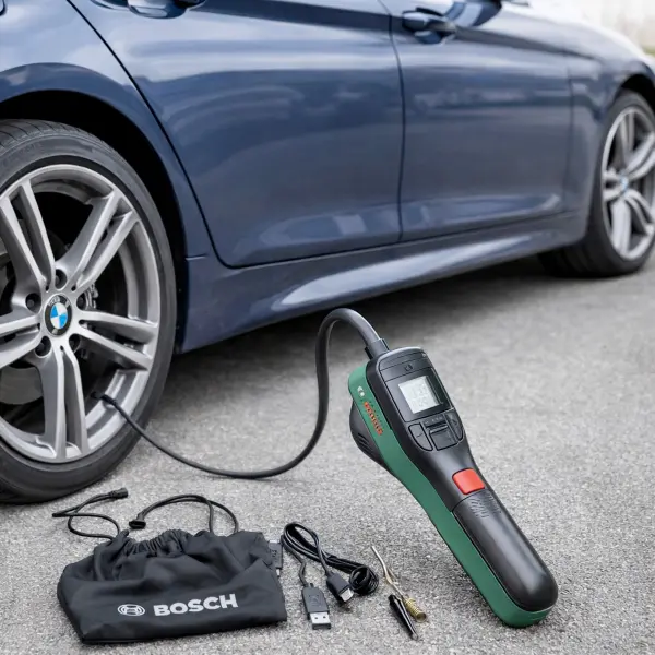 Bosch Τρόμπα Αυτοκινήτου – Ψηφιακή Επαναφορτιζόμενη 10 bar