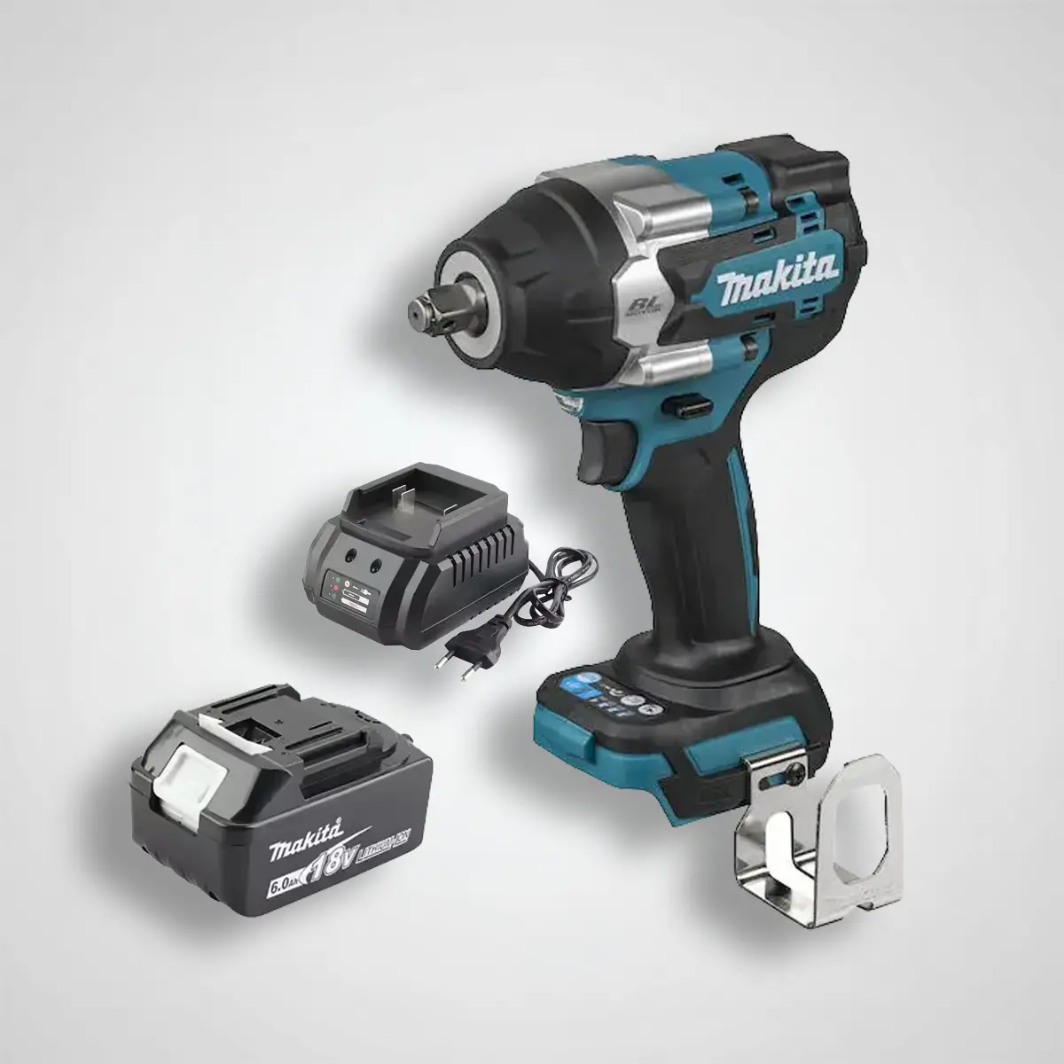 Makita Brushless Μπουλονόκλειδο Μπαταρίας 18V Dtw700 με μπαταρία και φορτιστή