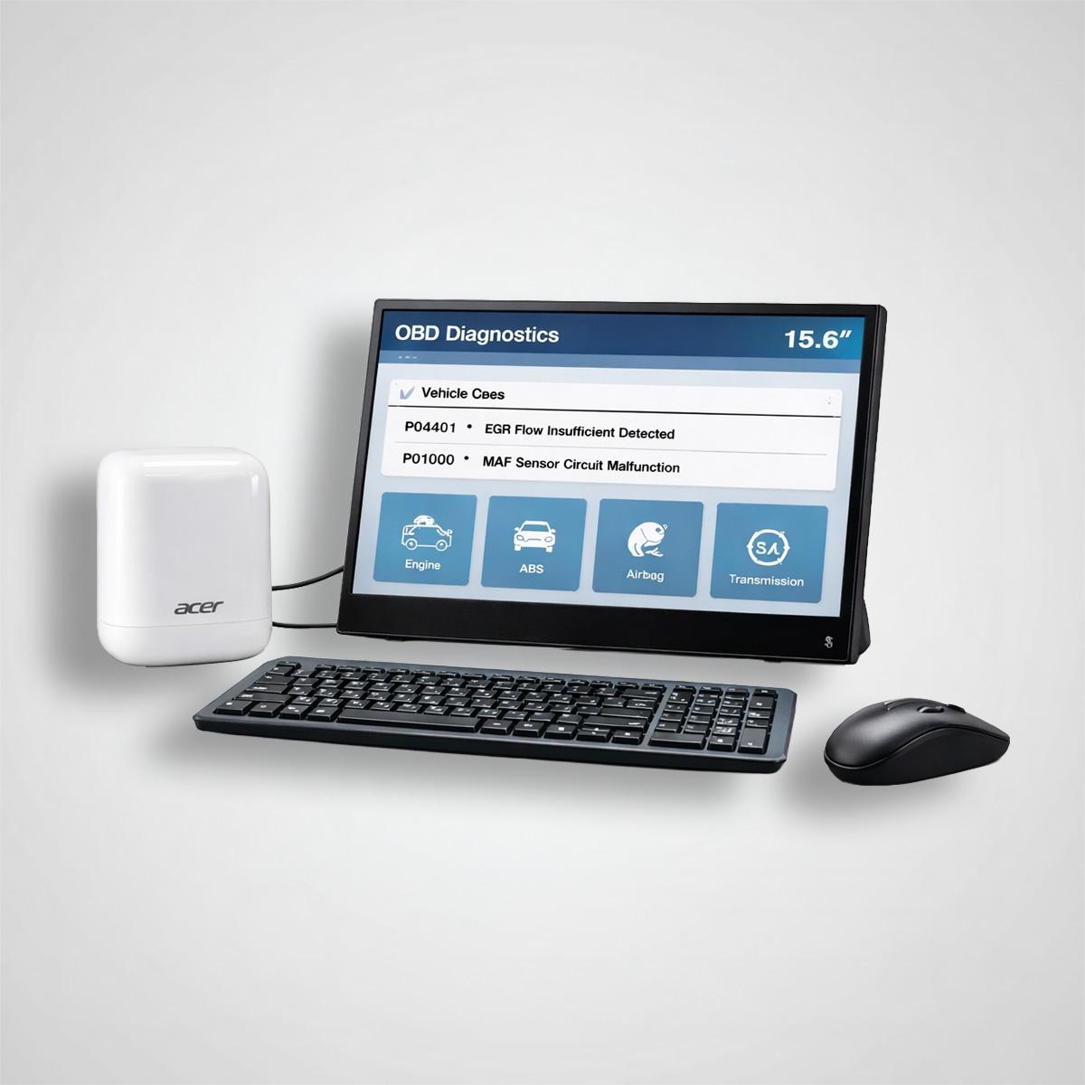 Mini PC Acer με Οθόνη 15.6” Touchscreen Diagnostic Workstation για Συνεργεία