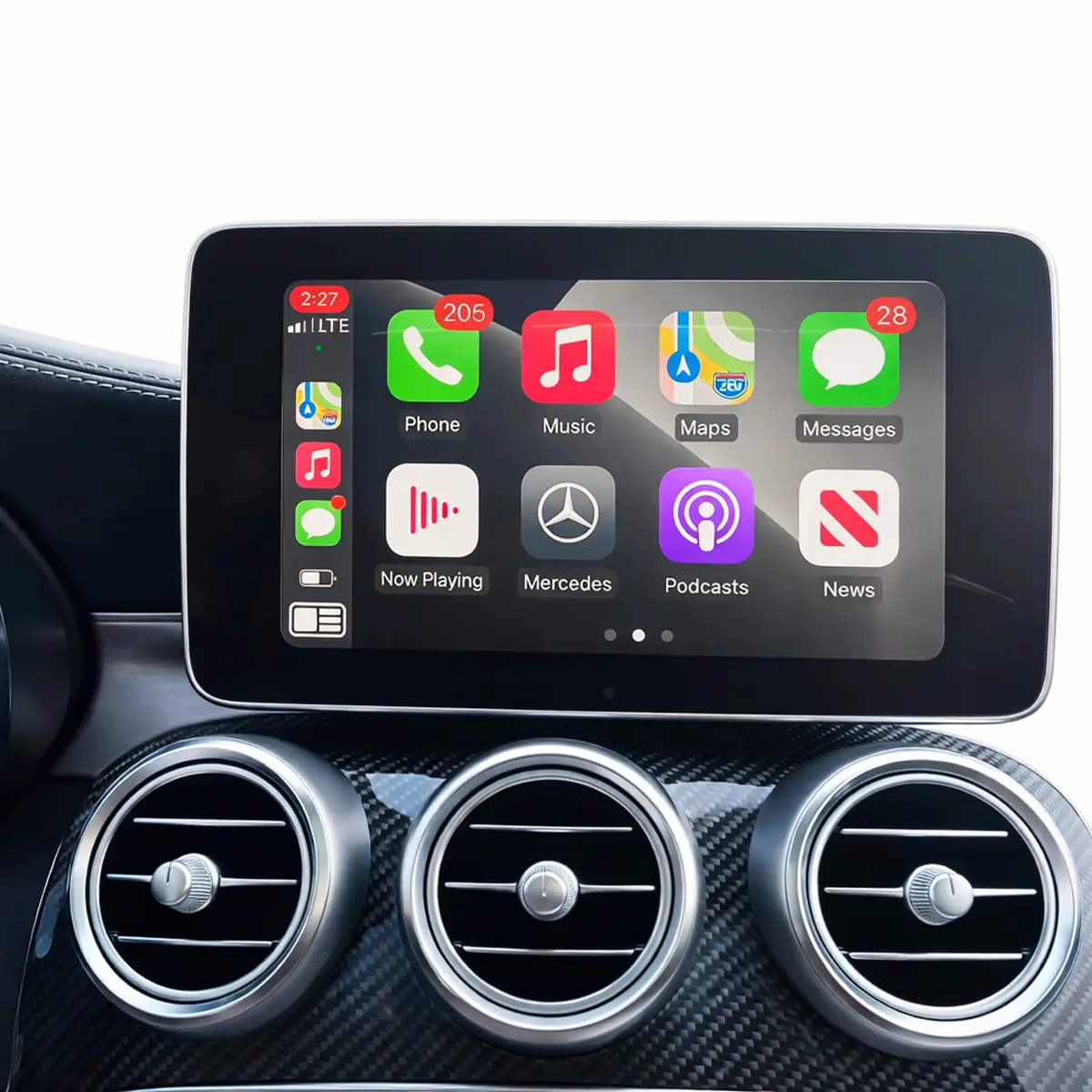 Wireless Apple CarPlay & Android Auto για Mercedes – Plug & Play (NTG4.5 NTG5)