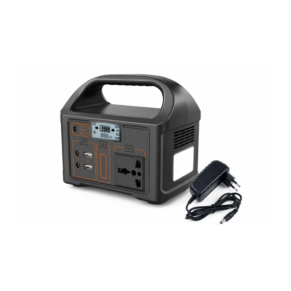Foritos stathmos energeias 500w 460wh 220v eu me ups bms
