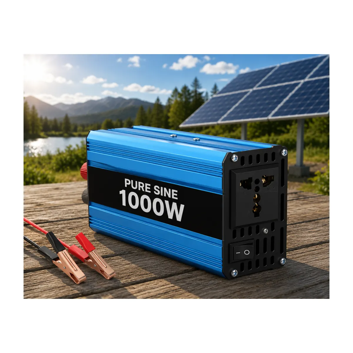 Inverter katharou imitonou 12v se 220v 1000w