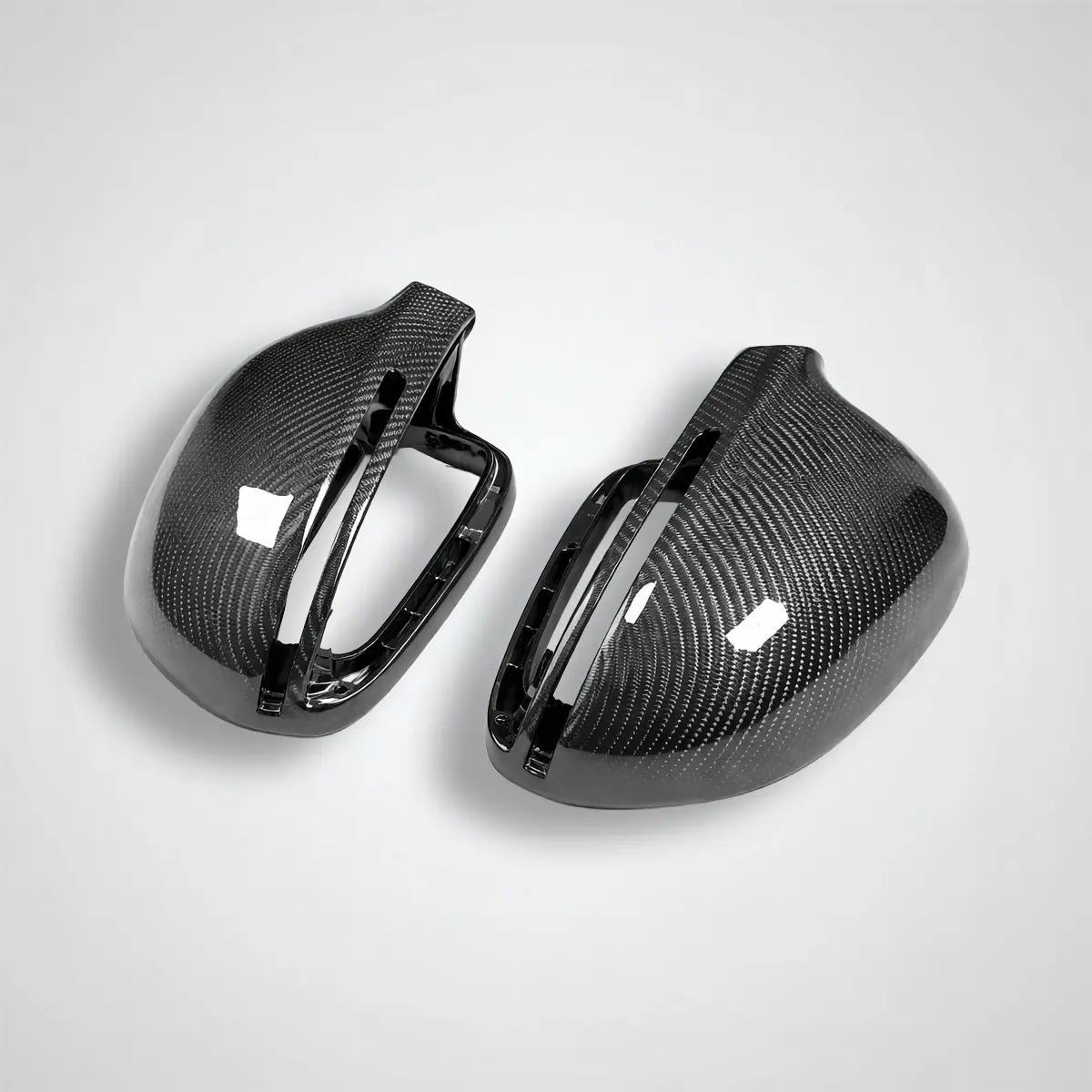 Γνήσια Carbon Καπάκια Καθρεπτών Audi A3 S3 8P Σετ 2 Τεμαχίων