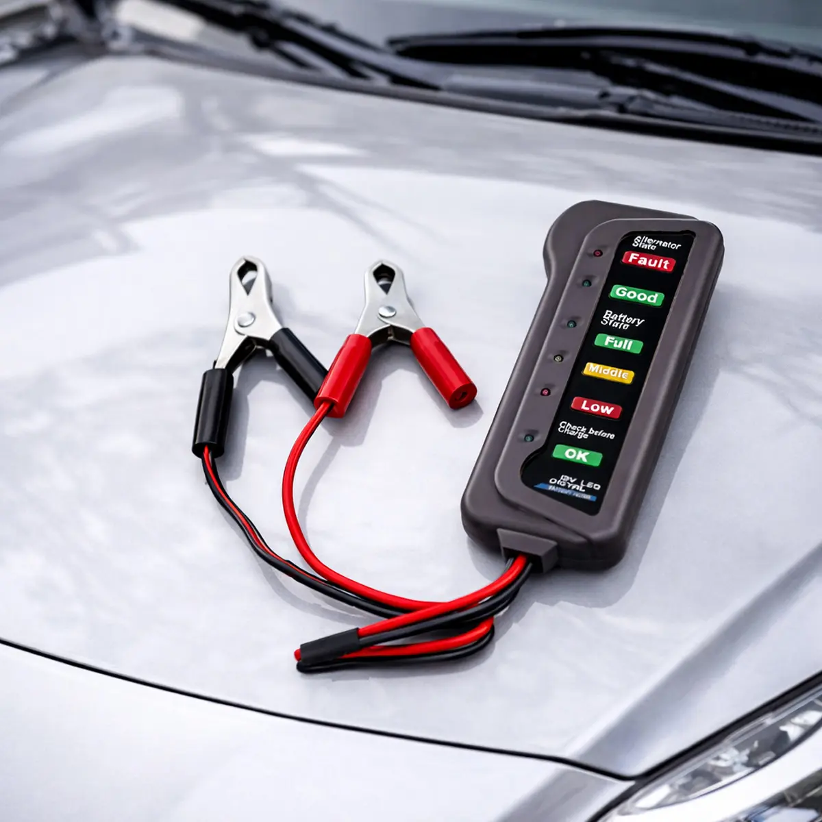 Διαγνωστικό Tester Μπαταρίας & Δυναμό 12–24V