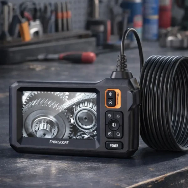 Ενδοσκοπική Κάμερα 8mm HD 1080P με Οθόνη IPS– Αδιάβροχη IP67