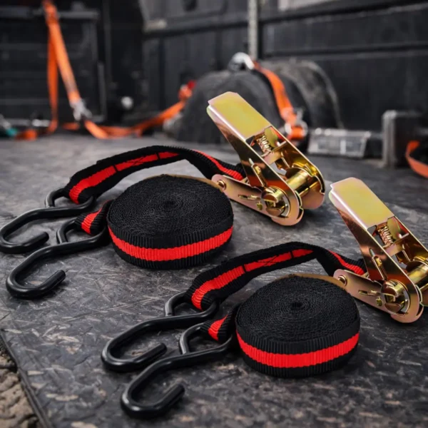 Ιμάντες Πρόσδεσης με Καστάνια και Γάντζους (2 Τεμάχια)