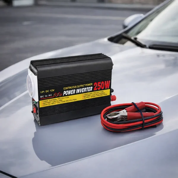 Μετατροπέας Τάσης 12V σε 250W με 2 Πρίζες