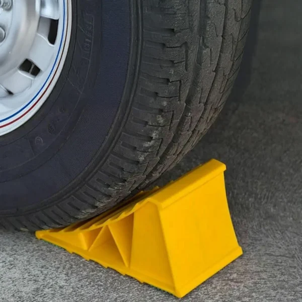 Τάκοι Τροχών Πλαστικοί Κίτρινοι (Σετ 2τμχ)